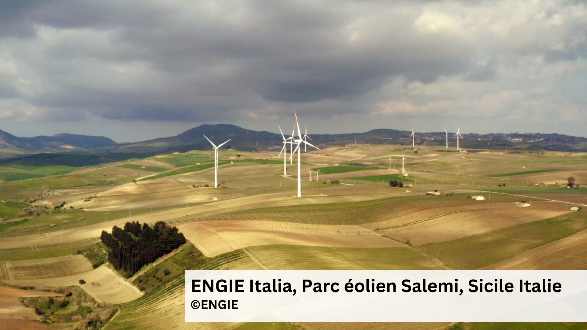 ENGIE Italia - Parc éolien Salemi Sicilie Italie